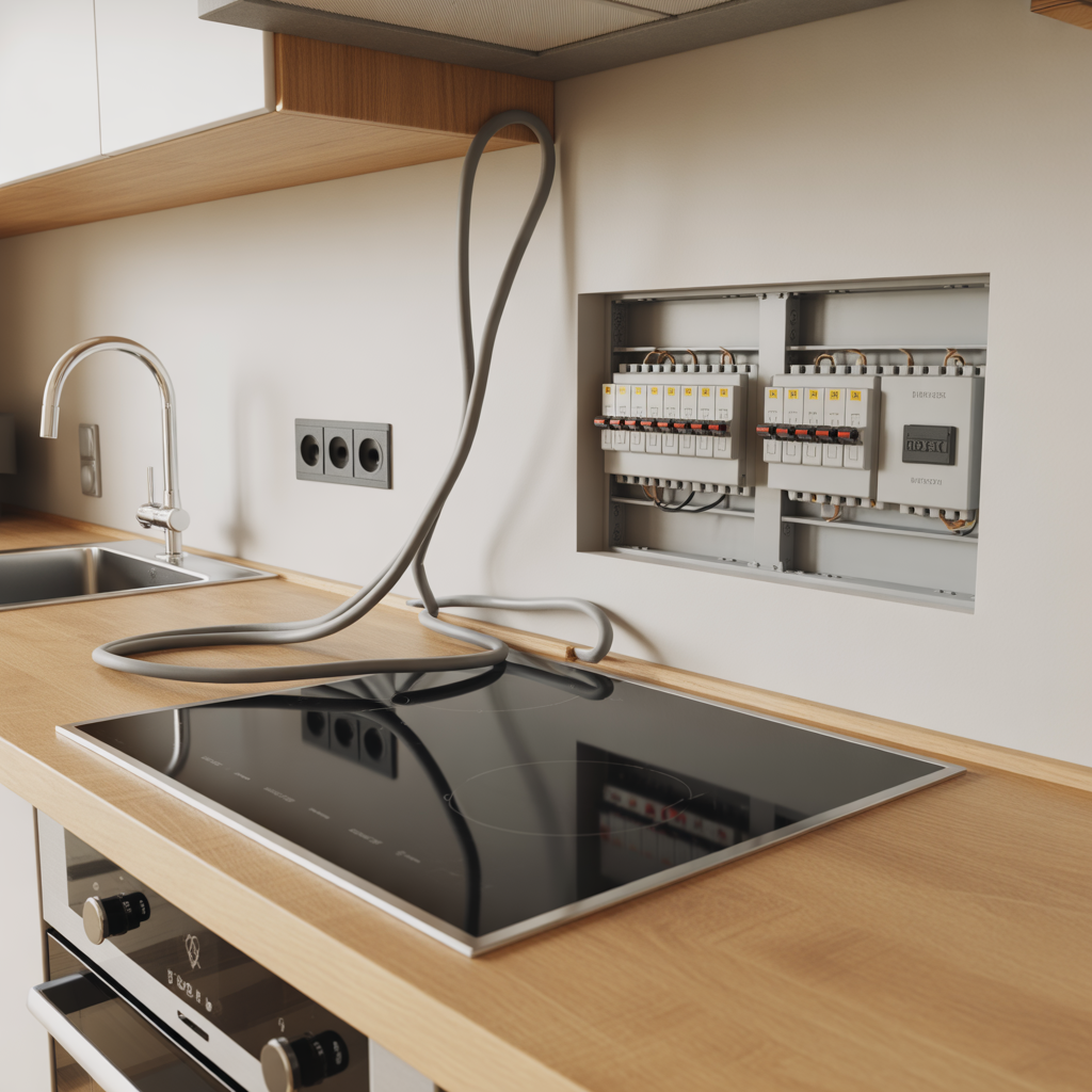 ansluta induktionshall effektkrav sakringar och pris