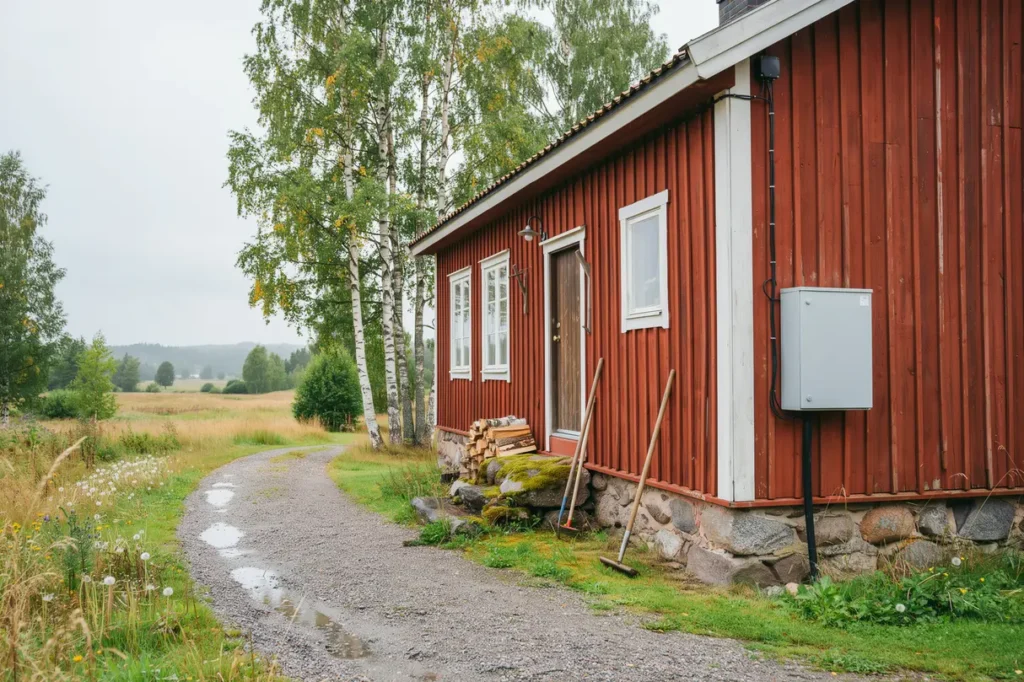 augusti r r tt tid att se ver elen i fritidshuset inf r sensommar och h st
